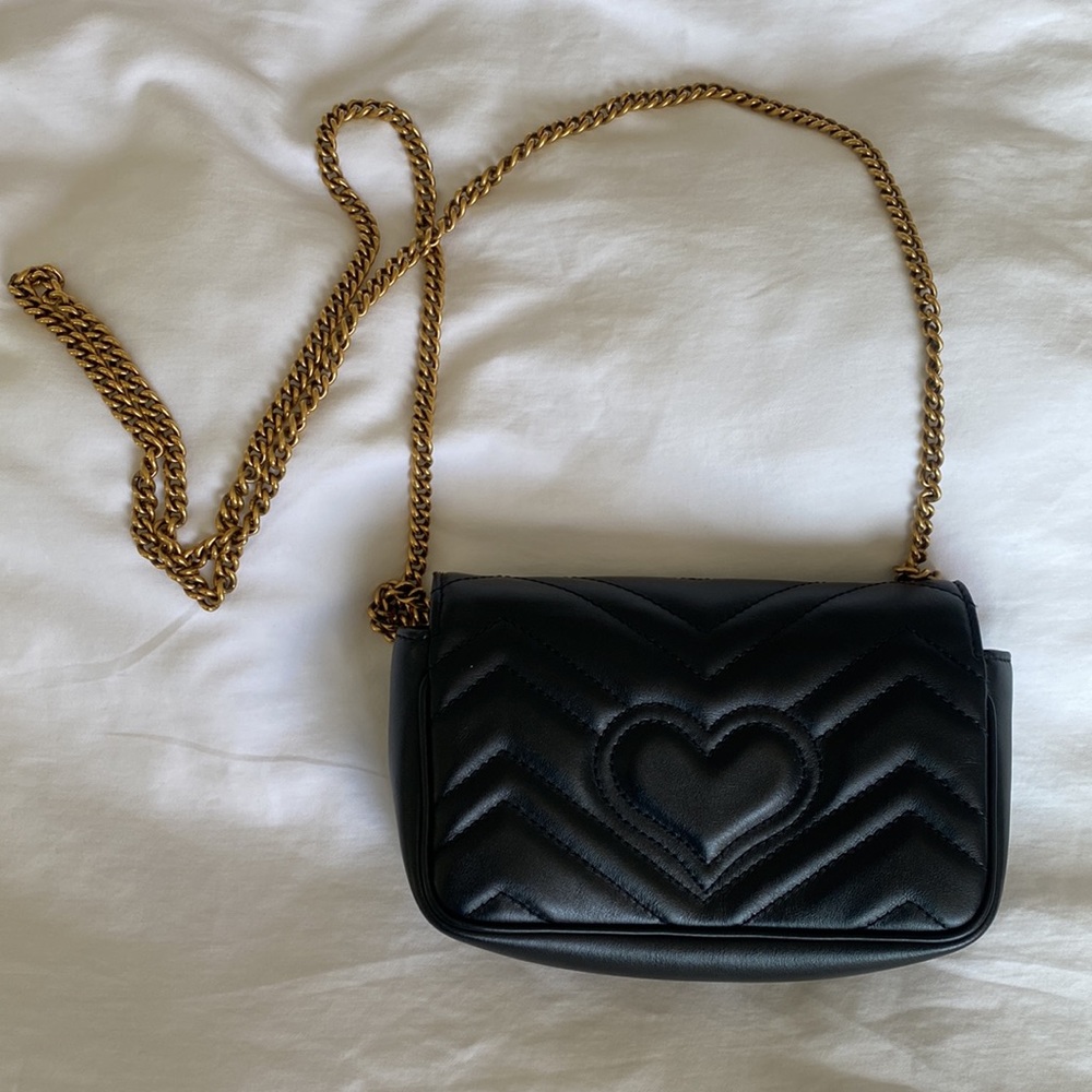Gucci mini marmont bag in great condition - Picture 3 of 4